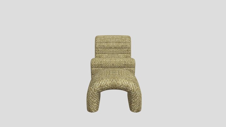Minnimal Modern Armchair And Stool – Kostenloses 3D-Modell STL