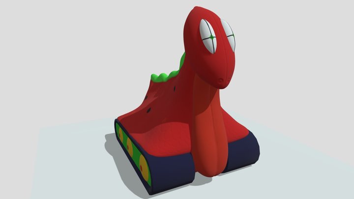 Rojo Dáctilo 3D Model