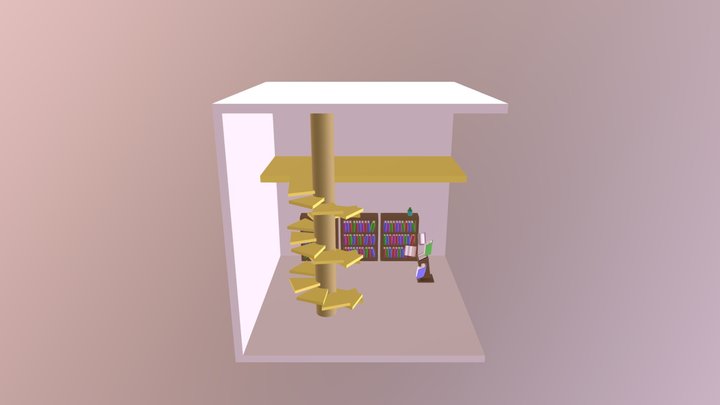I Spent Way Too Long On The Books 3D Model