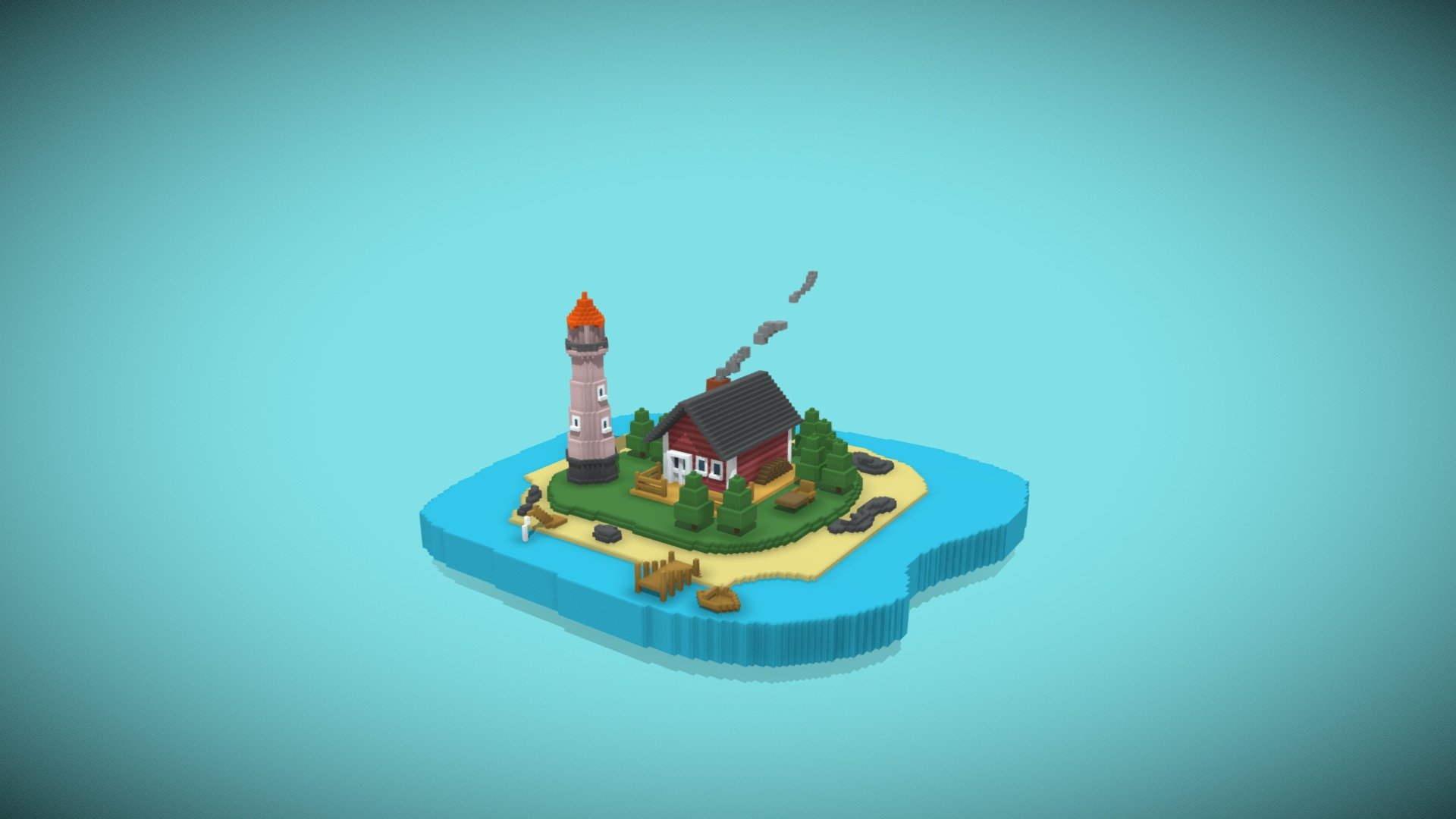 house on the island