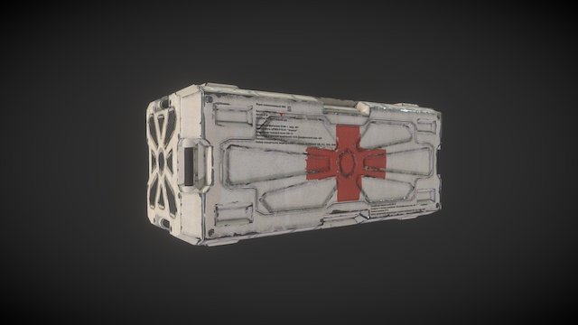 Medical Crate 3D Model