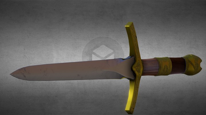 Victorian Dagger 3D Model