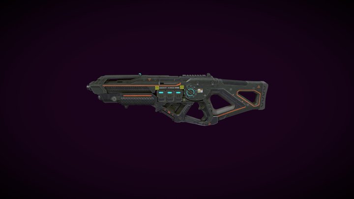 Concept Gun 3D Model