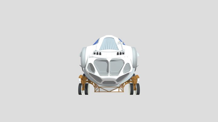 Space Exploration Vehicle 3D Model
