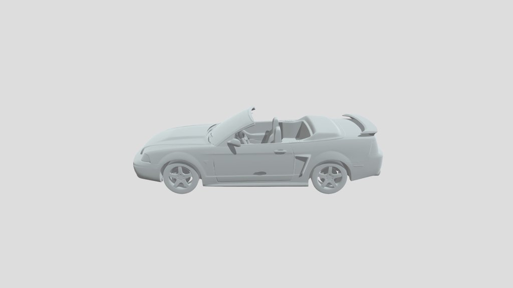 2001 Ford Mustang GT convertible, top down.
