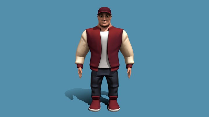College Teen 3D Model