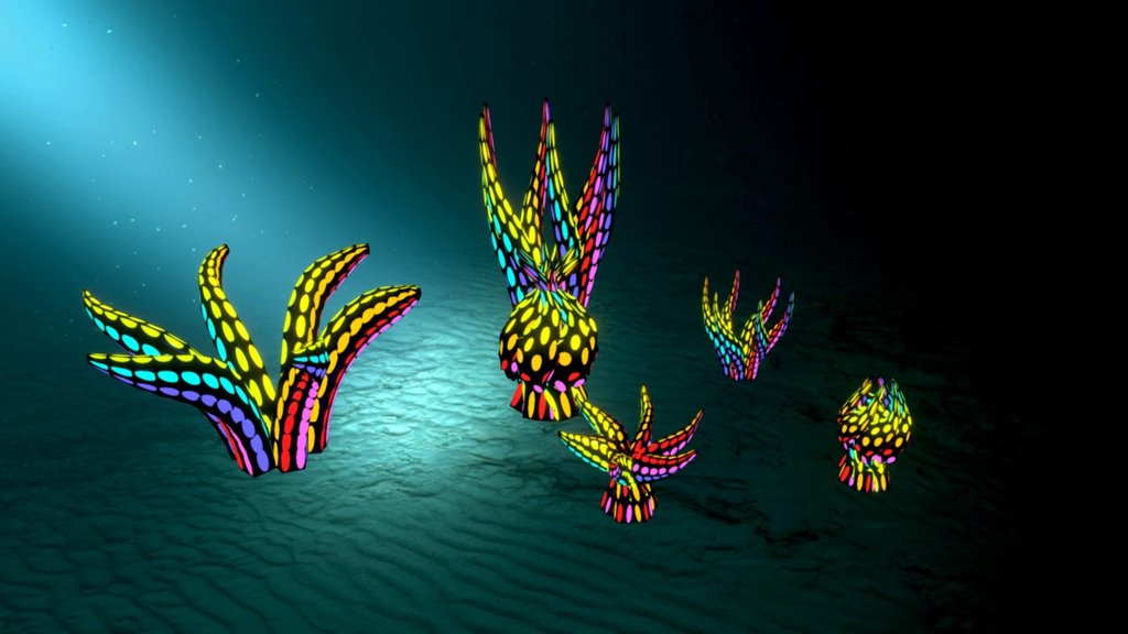 Tentacle madness (low poly)