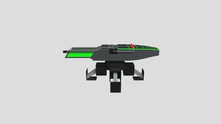 Flame Turret 3D Model