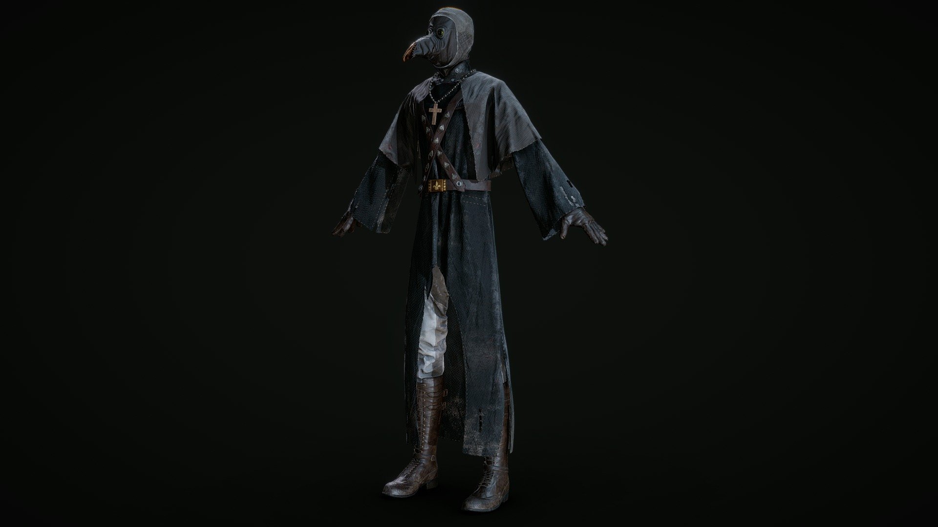 Plague doctor - Buy Royalty Free 3D model by Valentin Winkelmann ...