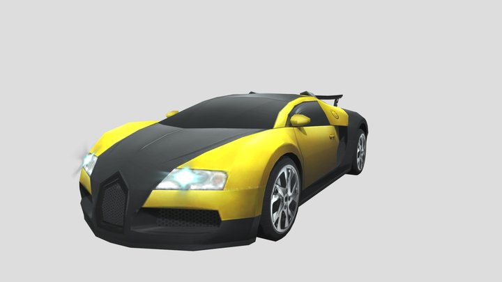 fast racing 3d - bugatti veyron – Gratis 3D-model STL