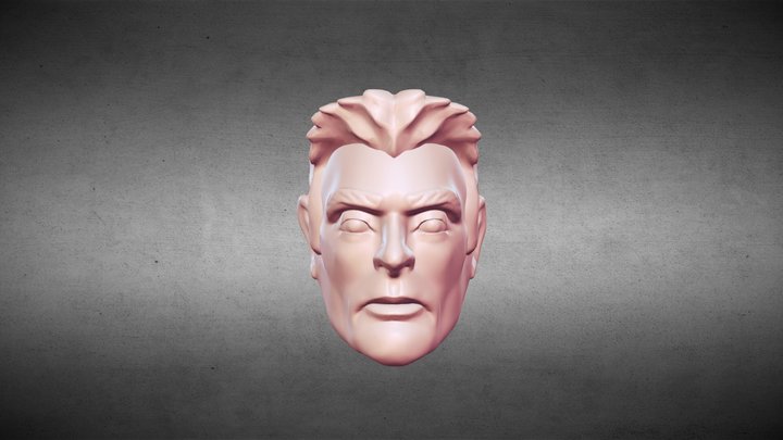 Day 3 - head sketch - revisited 3D Model