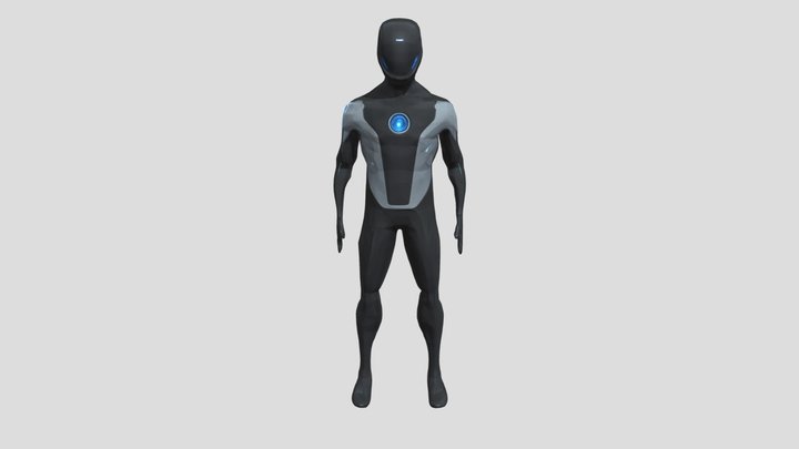 Galactic Guardian 3D Model
