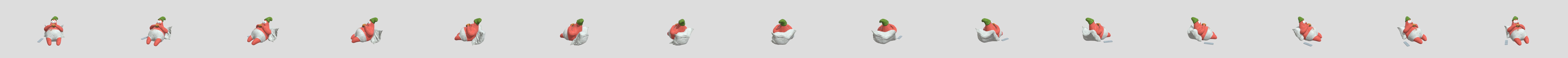 Sponge-bob-patrick-starfish 3D Model