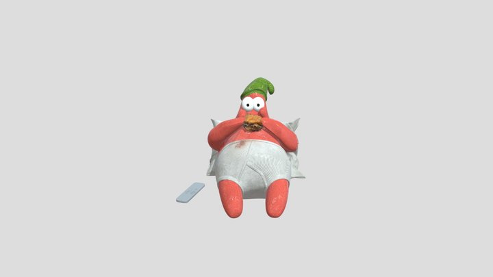 Sponge-bob-patrick-starfish 3D Model