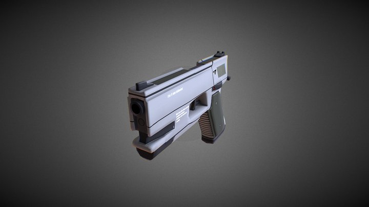 Pistol 3D Model