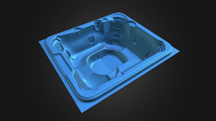 Spa Pool 3D Scan 3D Model