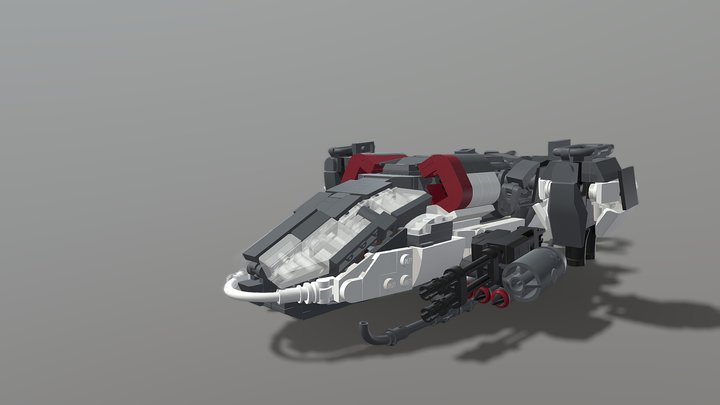 Jet TiltRotor 3D Model