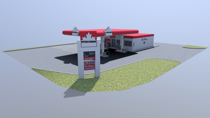 Petro Canada 3D Model