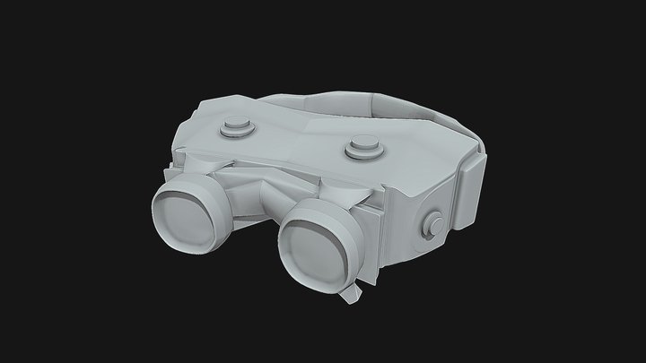 SteamPunkGoggles 3D Model