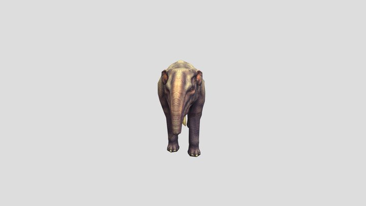 Dino Hunter Deadly Shores deinotherium 3D Model