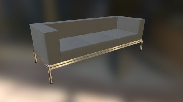 Three seat sofa 3D Model