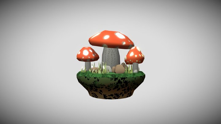 Red Mushroom | Fly Agaric 3D Model