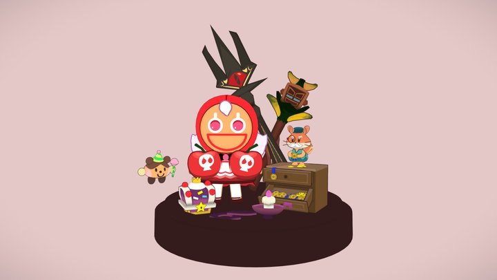 CookieRun: Tower of Adventures-Cherry bomb 3D Model