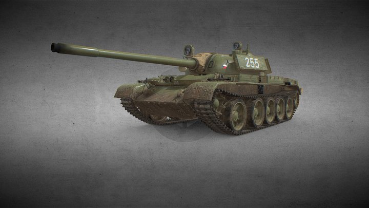 T-55A - Gameready 3D Model