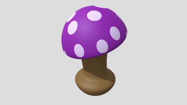 Mushroom Class V1.2 Smoothed 3D Model