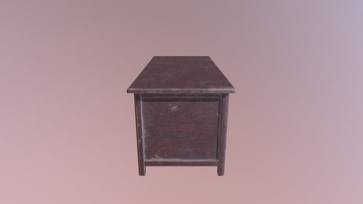 WIP - Teachers Desk 4 3D Model
