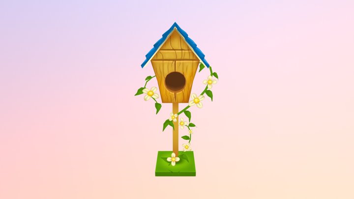 Bird House 3D Model