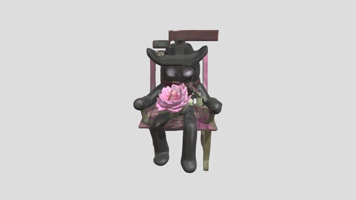 Roblox DoorsTheGreatOutdoors Grampy with Flower! 3D Model