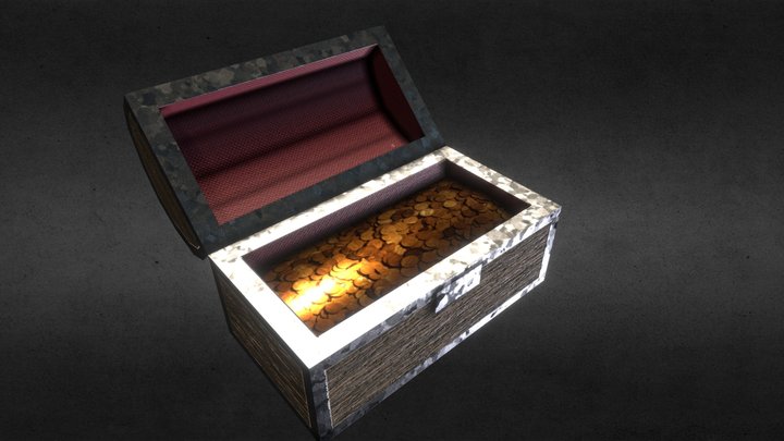 Treasure Chest 3D Model