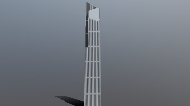 Guangzhou CTF Finance Centre – Kostenloses 3D-Modell STL
