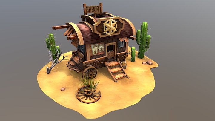 Sheriff's house 3D Model