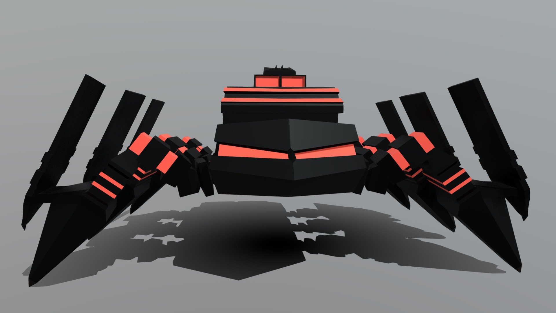 Spider Robot - 3D Model By Anand Pandey (@Anandpandey7984) [7b2d759 ...