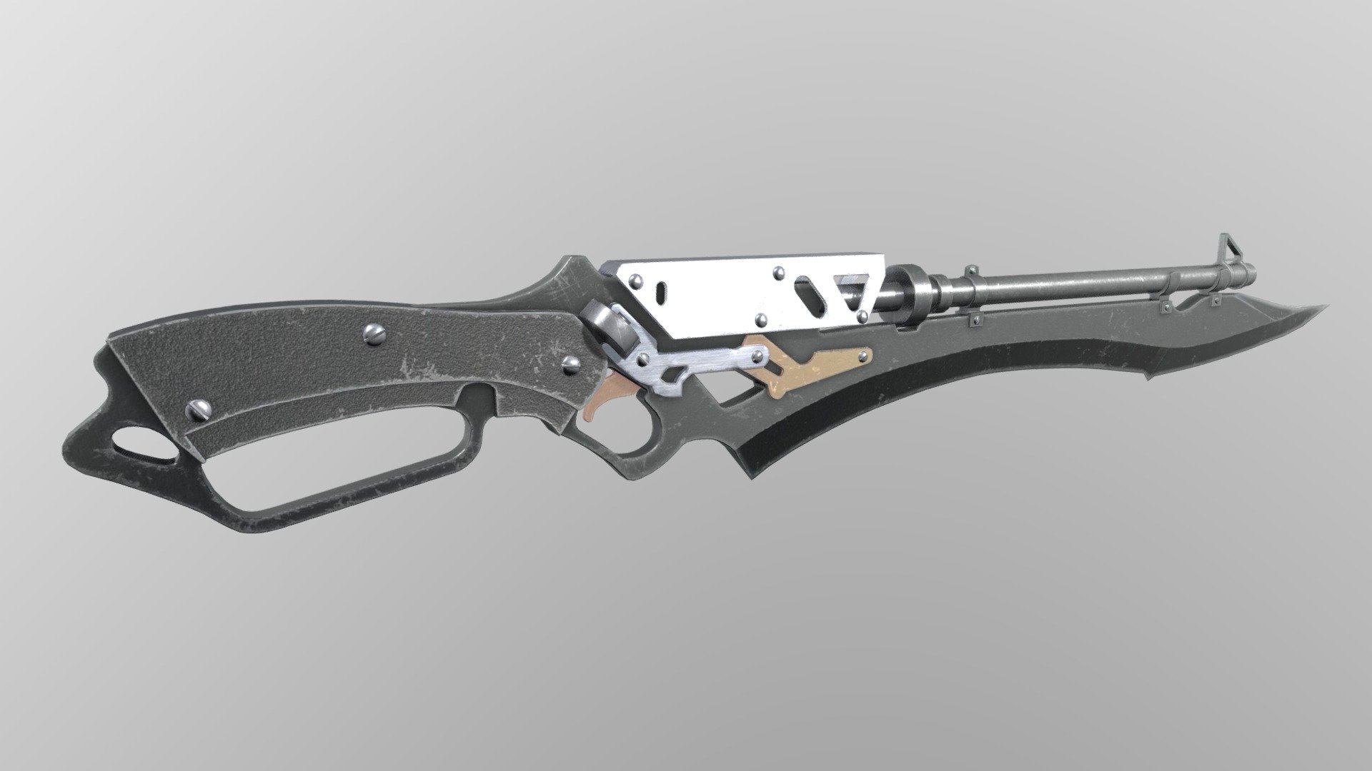 Gunblade-Wip - 3D model by Walker_Stafford [7b2f823] - Sketchfab