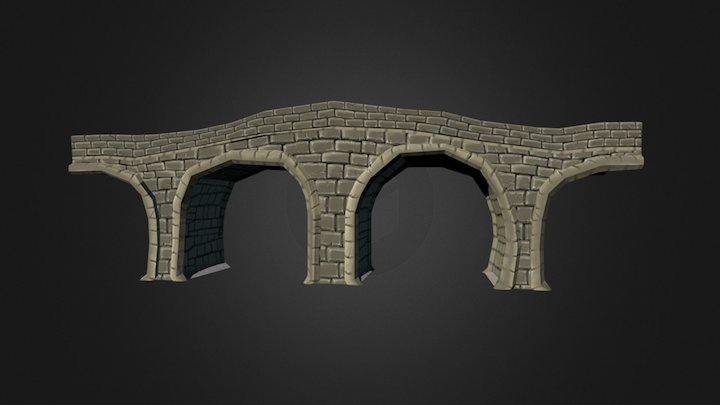 Old Stone Bridge 3D Model