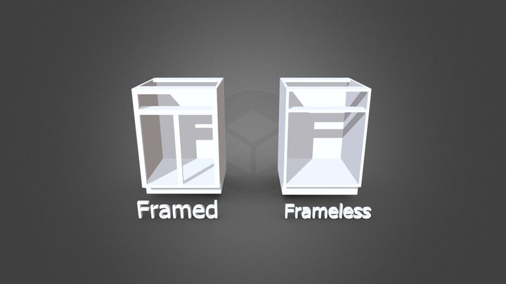 frame vs frameless 3D Model