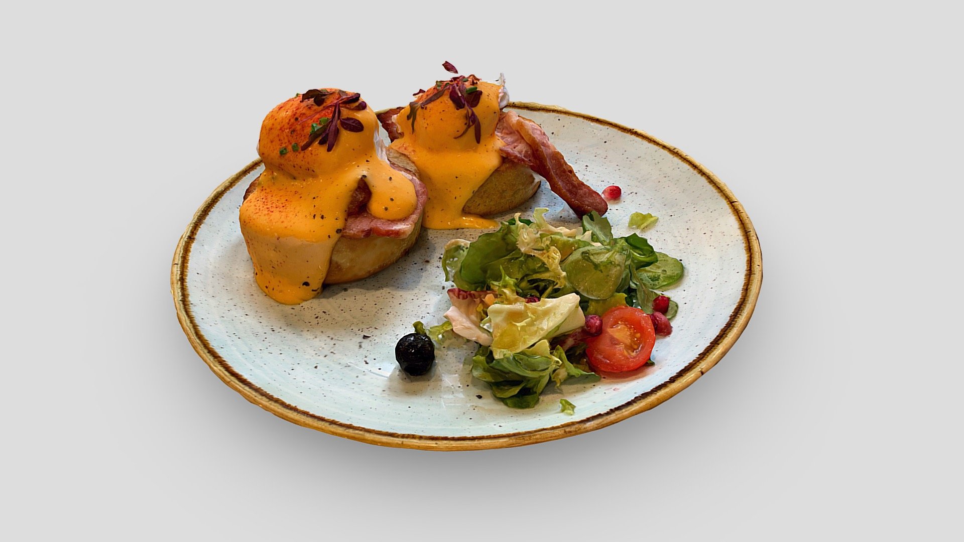 Eggs Benedict Download Free 3D model by Qlone [7b30e2c] Sketchfab