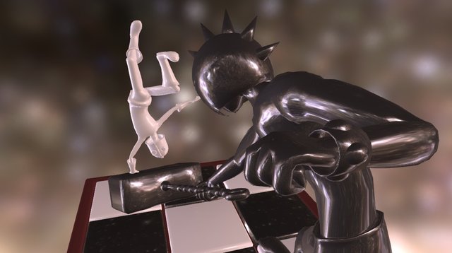 Hardcore Chess 3D Model