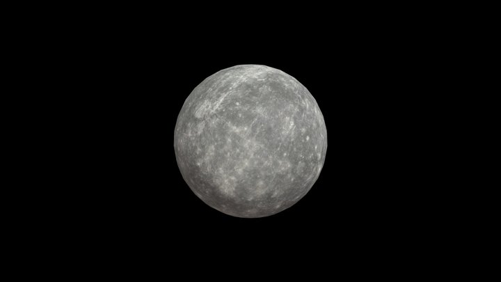 Planet Mercury 3D Model