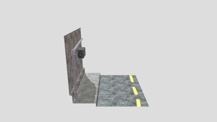 Frozen Alley 3D Model