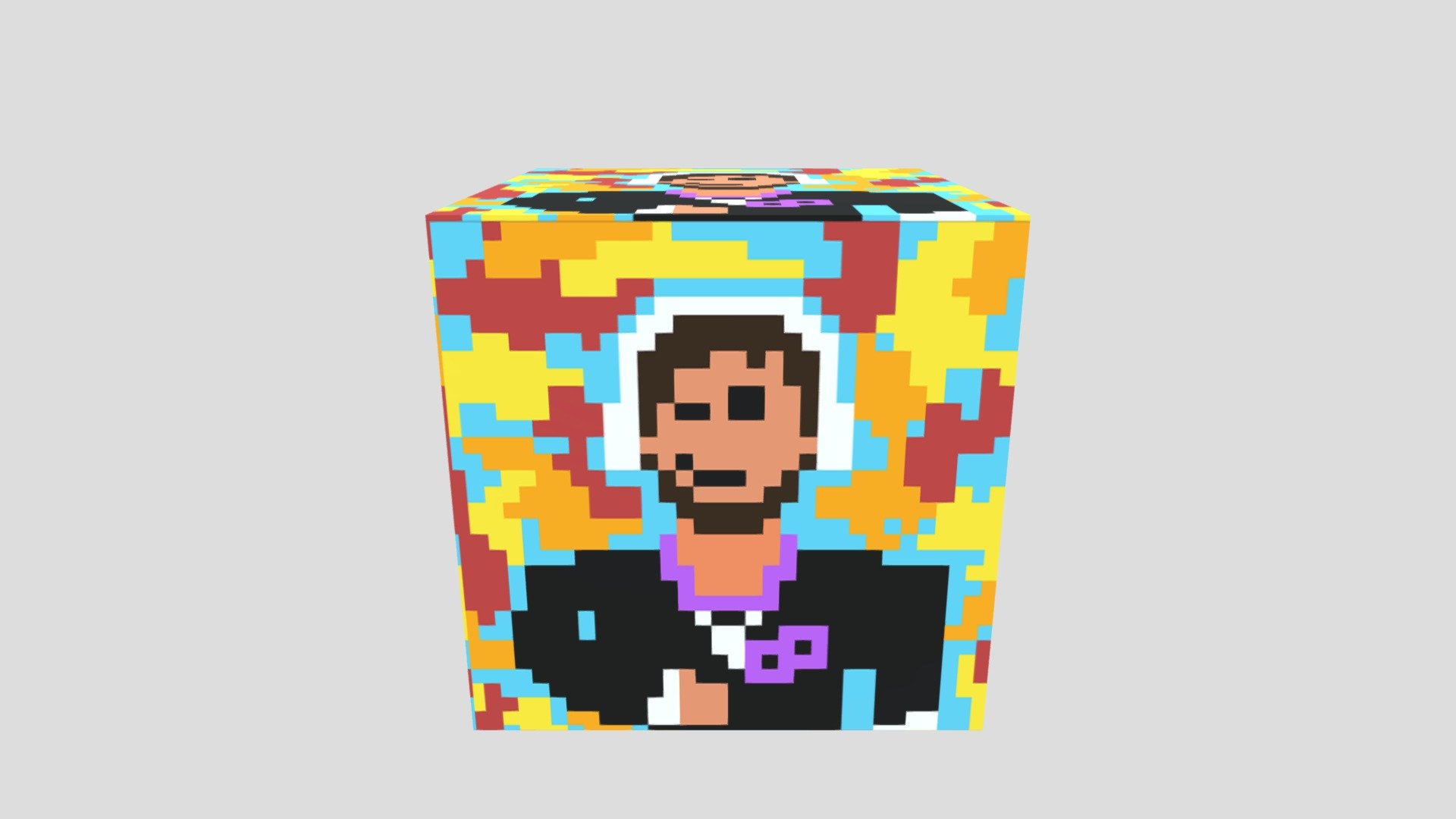 Colin Hayes Pixel Self Portrait - 3D model by colinhayes315 [7b32101 ...