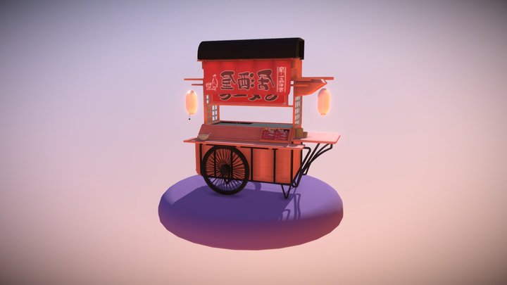 Takoyaki_Cart 3D Model