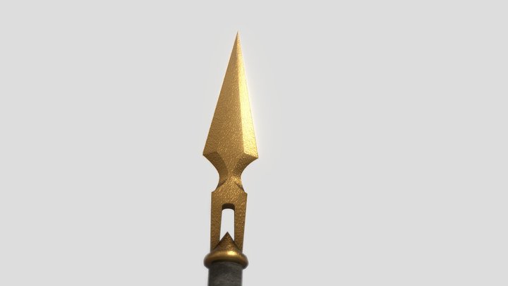 Dwarven Spear (Elder Scrolls Fan Art) 3D Model