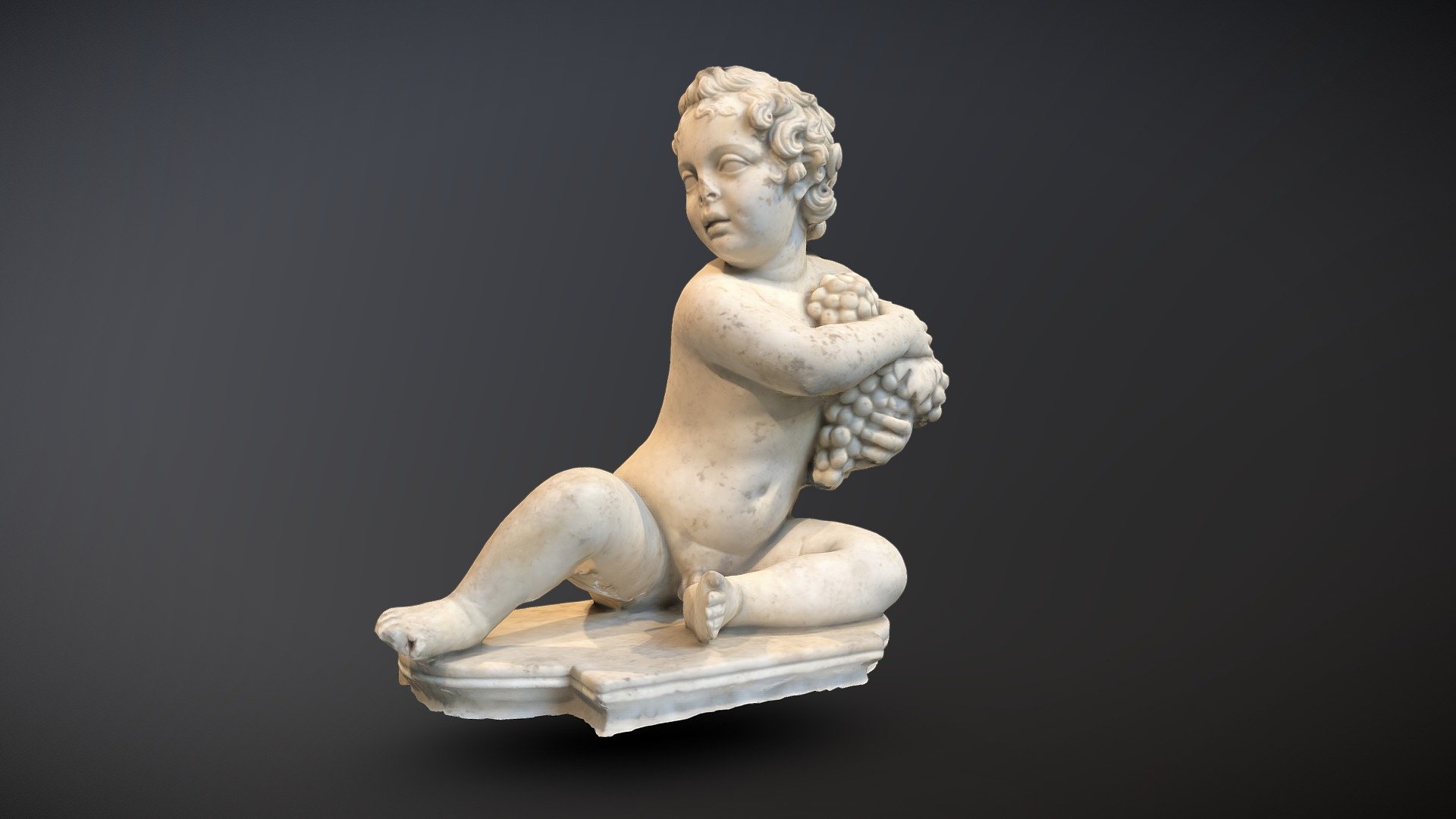 Boy with Grapes (photogrammetry scan)