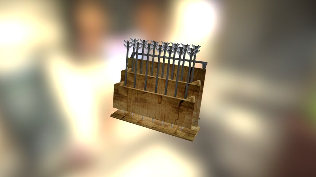 Ballista Ammo Rack - 3D model by kmarpow [7b36a8e] - Sketchfab