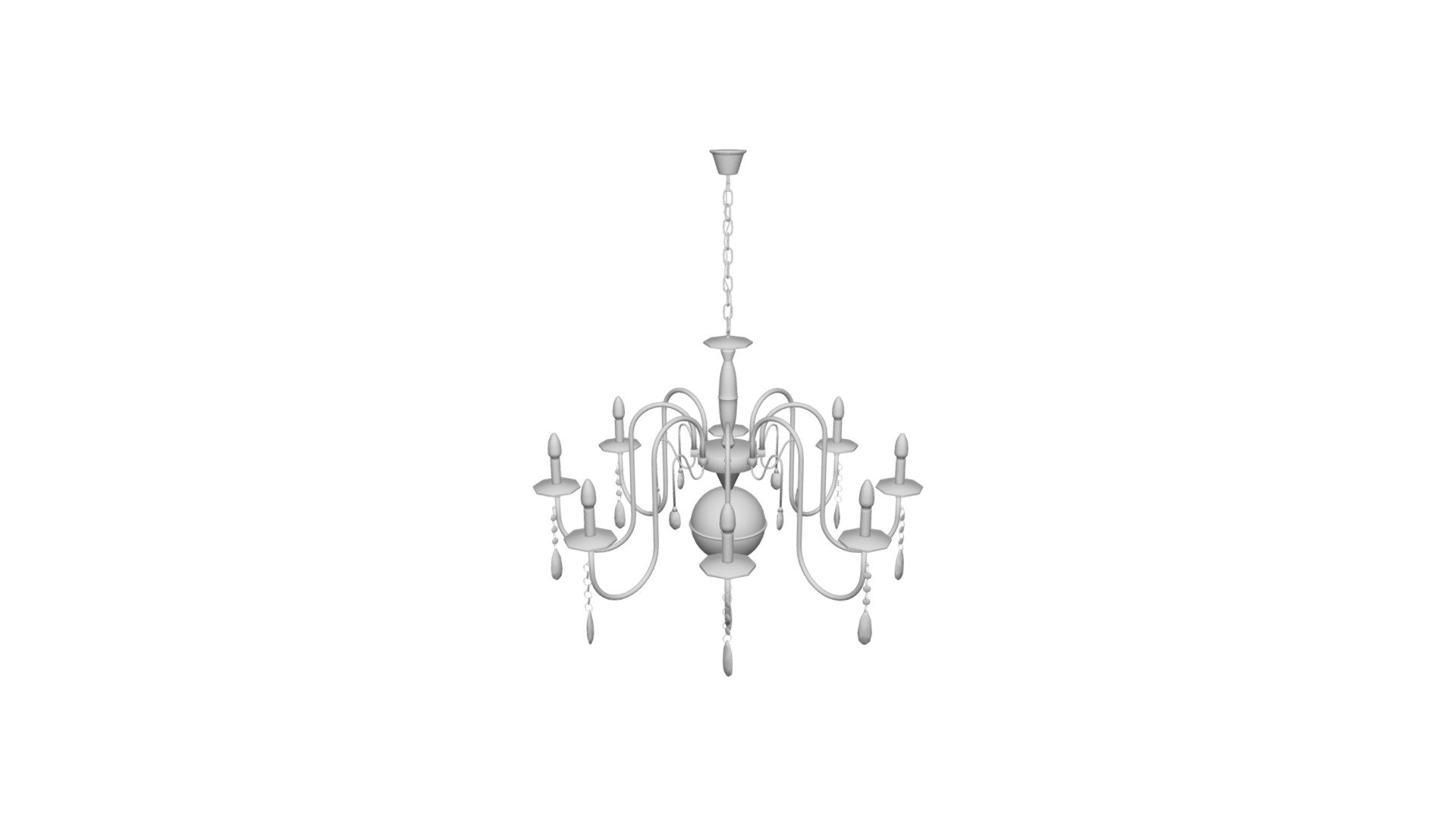Pendant chandelier Vele Luce Rocca. DG-HOME