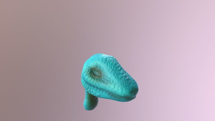 ฺBlue Dino Test 3D Model